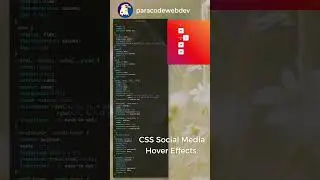 Boost Your Website's Visual Appeal: Social Media Hover Effects with HTML and CSS