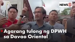 Sec. Dizon, tiniyak ang agarang tulong ng DPWH para sa repair ng local roads at public structures