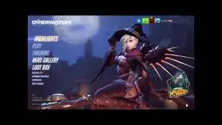 Witch Mercy: Title Menu + Hero Gallery