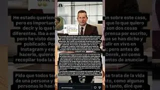 Derek Rosa comunicado del Dr B&aacute;ez #baez  #baezlawfirm #derekrosa  #comunicado  #inocentes