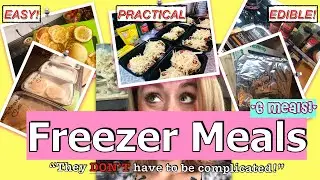 ✓Freezer Meal Ideas👩&zwj;🍳| Dinner Made Easy👏 | Baked Beans🍞 | Pot Pie 🍗🥧 | Pizza Bagels 🍕🥯 | Pancakes🥞+