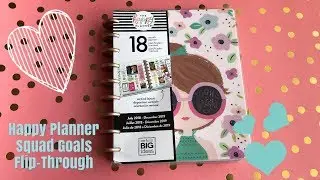 HAPPY PLANNER Squad Goals Planner Flip-Through! | marqchat