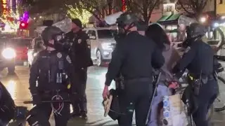 Protesters, police association speak about arrests at anti-ICE protest Saturday