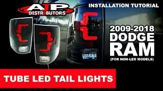 09-18 DODGE RAM TUBE LED TAIL LIGHTS INSTALL - AJP DISTRIBUTORS