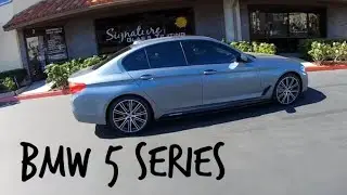 BMW 540i Window Tint @SignatureGlassTinting
