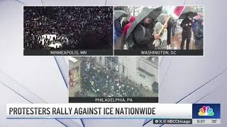 Protests across Chicago area over fatal shooting of Renee Good by ICE officer