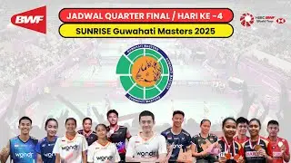 Amazing! Jadwal & Draw Perempat Final Guwahati Masters 2025 | 8 Wakil Indonesia di Quarter Final