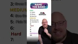 Can you name the band with just 1 song? #music #trivia #challenge #fyp #answer