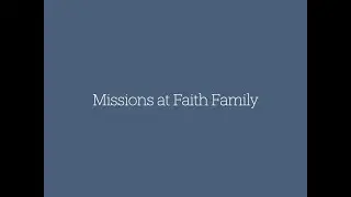 Faith Family Fellowship October 26, 2025