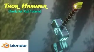 CG Gujjuji - Cinematic teaser | Thor Hammer Blender Beginner tutorials | Blender 2.9 #blender #b3d