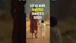 The Silent Prayer: Buddhist Monks Walk for World Peace in USA#shorts