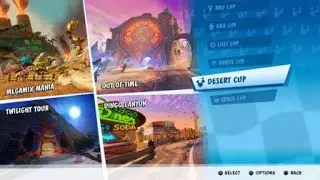 (200) Crash Team Racing: Nitro Fueled Walkthrough - Desert Cup (Hard)