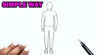 How To Draw A Boy Easy | Man Drawing | Dad Drawing | Father Drawing Easy