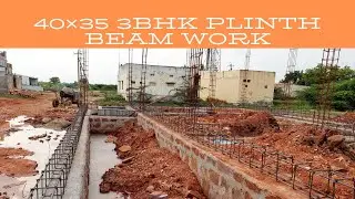 40&times;35 Plinth Beam work | foundation beam work #rightangleconstructions #kadapa #rac