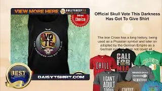 Official Skull Vote This Darkness Has Got To Give Shirt