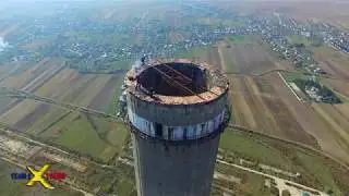 Climbing chimney(280m) for Extreme Team Party ~ Arde Piteștiuuu'