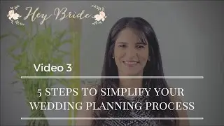 5 steps to simplify your wedding planning process. (3/5)