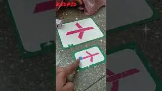 An Airplane using shapes: Kidpid Early Learning