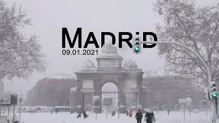 Un paisaje Nevado - MADRID // Cinematic Video