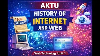 History of Internet And Web | Unit -1 | AKTU | Web technology | Hindi