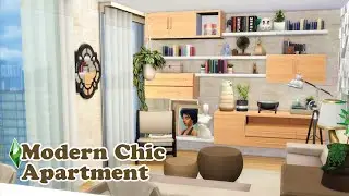 Modern Chic Apartment 🕶&nbsp;| The Sims 4 Speed Build: Apartment Renovation (No CC)