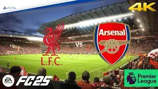 Liverpool vs Arsenal | Premier League | EA FC 25 | PS5 4K HD