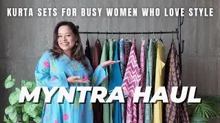 STYLISH AFFORDABLE KURTA SETS FOR EVERYDAY WEAR | MYNTRA HAUL