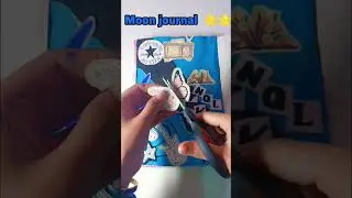 asthetic moon journal 🌟🌟 #asthetic #moon #viral #diy