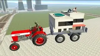 Franklin Built Moving House on Car in Indian Bike Driving 3D