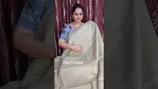 Glass Tissue sarees#1700/-#trending sarees#dakshi collections