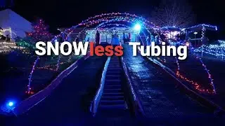 SNOWless Tubing, Lodging and Lights! #christmas #holiday #Tubing #christmaslights #vlog 