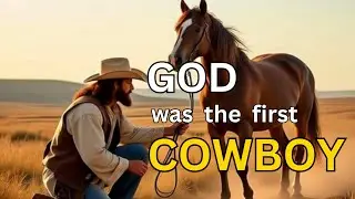 🌅🐎 God Was the First Cowboy ✝️🔥 | Original Gospel Cowboy Song
