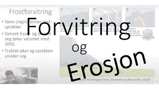 Ytre krefter: Forvitring og erosjon