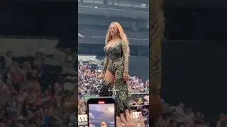 Beyonce gets super emotional and interacts with fans: &ldquo;Love U&rdquo; (Live In London Night 3) #beyonce