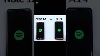 Redmi Note 12 vs Samsung a14 Speed test