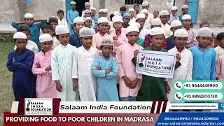 Providing food to poor children in madrasa | SIF Charitable Trust | Salaam India Foundation