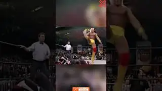 Hulk Hogan&rsquo;s Greatest Leg Drop Moments 💪 WWE Iconic Finisher! #wwe #shorts