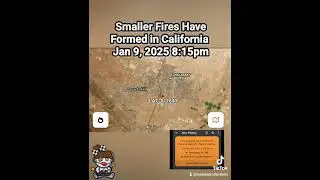 New Fires/Update 🔥 #fire #california  #fyp #californiafires #tiktok