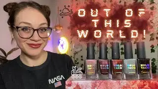 Holo Taco I NEED SPACE 🚀👽 Swatches (plus over black!), Comparisons + Review!