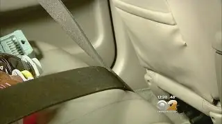 Metal Rips Through Car