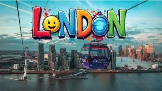 London Cable Car 4K Scenic Ride 🚠