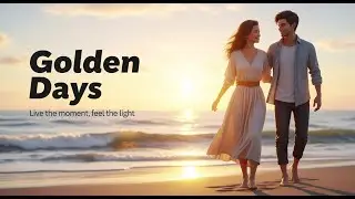 Golden Days 🌅 | Official AI Music Video (Pop Rap & Chill Vibes)