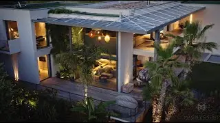 Superb new contemporary villa with sea view in Le Cannet