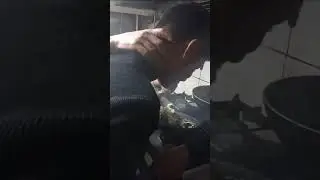 bulaşık&ccedil;ıya ilk ders ve ilk kutsama :)