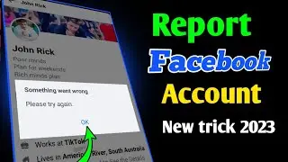 How to report Facebook account 2023 || Report Facebook Account to be deleted 2023 new trick