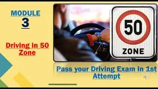 Driving in 50 km/h Zone | CBR Practical Driving Test Part 3 | Pass Your Exam in 1st Attempt