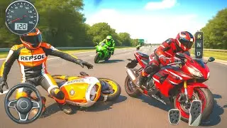 Extreme Motocross Dirt Bike Racer - Moto Traffic Racing 3d Simulator 2025 - Android Gameplay