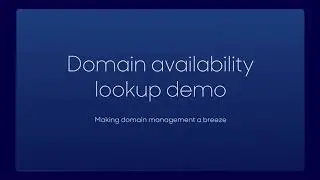 How to Perform a Domain Availability Lookup in OpenSRS