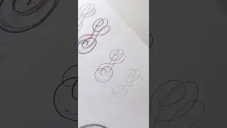 Deconstructing A Standalone Flourish ✨ #asmr #calligraphy #shorts #flourishing