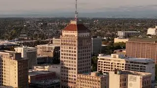Downtown Fresno -Aerial Drone Video